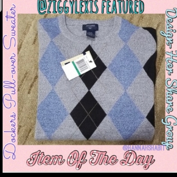 Nwt ! Dockers extra soft men's sweater size L - Picture 6 of 13